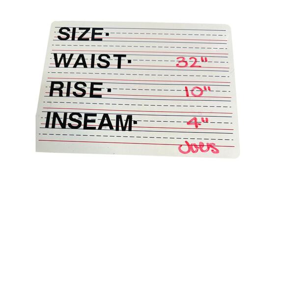 Not For Sale Joe's Shorts Women 32 Blue Ozzie Cutoff Denim Preppy Mid Rise - Picture 6 of 6